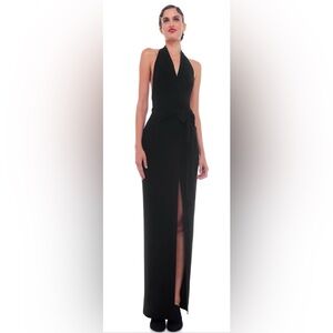 Norma Kamali - Black Wrap Halter Dress - NWT